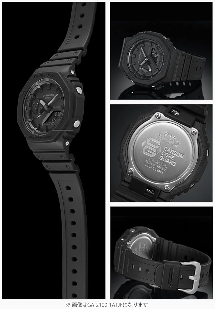 Casio G-shock Carbon Core Guard Ga-2100-1a1jf Mens Japan Import