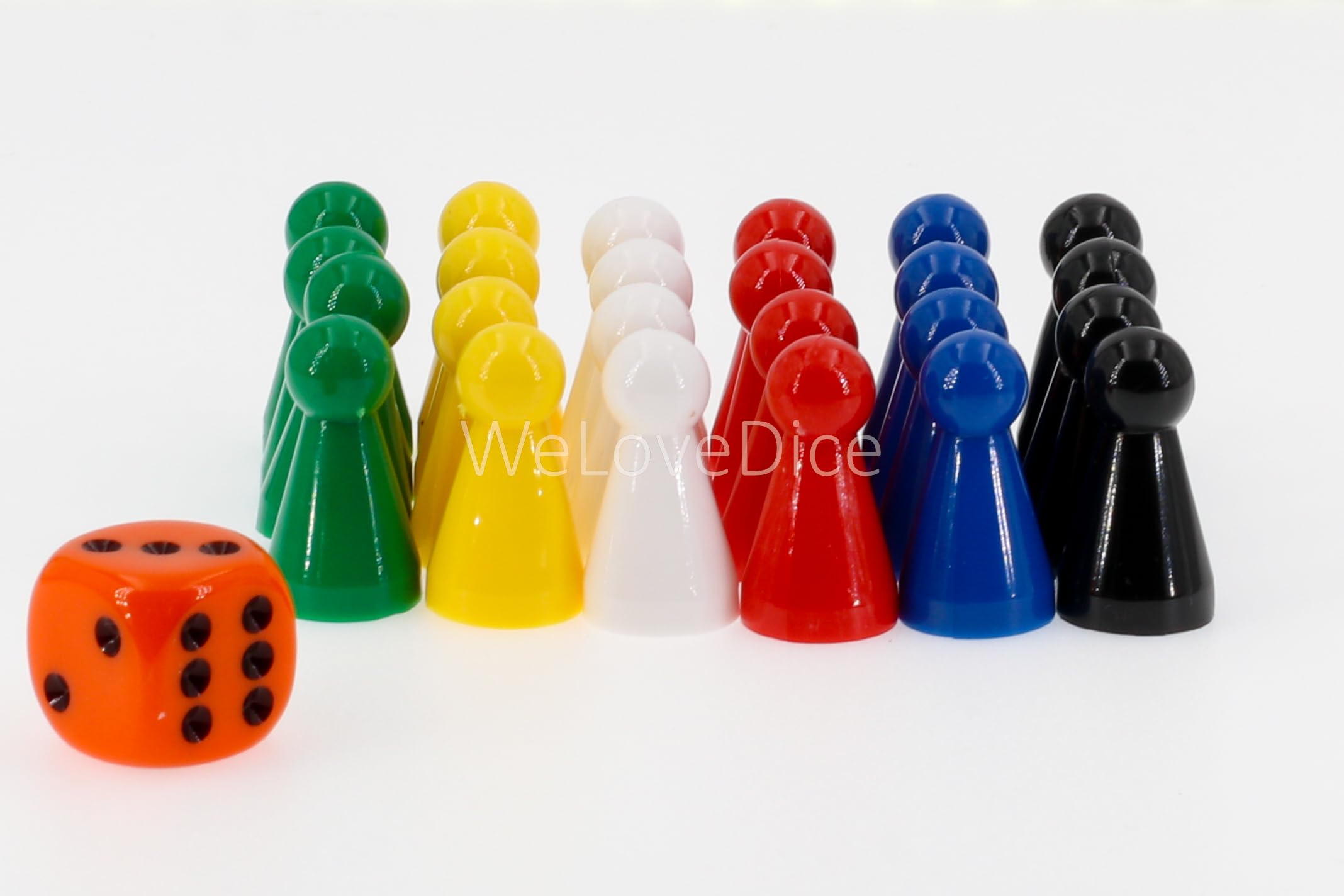 WeLoveDiceToy Figures - Halma Gel Set/Mill Stones - Made in Germany (Multi-Colour)