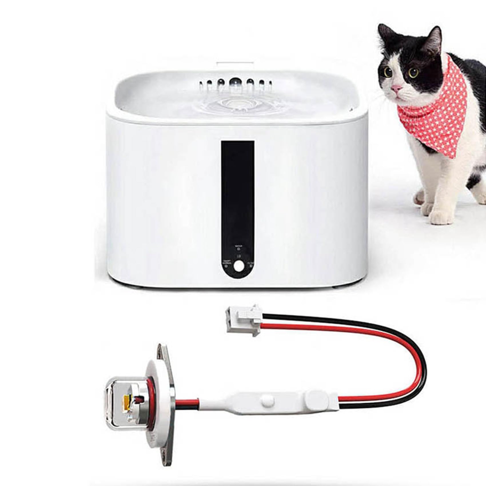 20X DC12-24V UVC 270-280NM Purificador de Agua Ultravioleta EsterilizacióN Dispensador de Agua para Mascotas Humidificador LED MóDulo de DesinfeccióN
