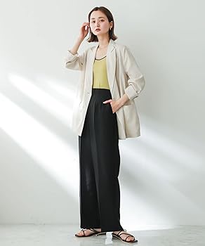 Amazon | [センスオブプレイス] ジャケット コート リネンライク