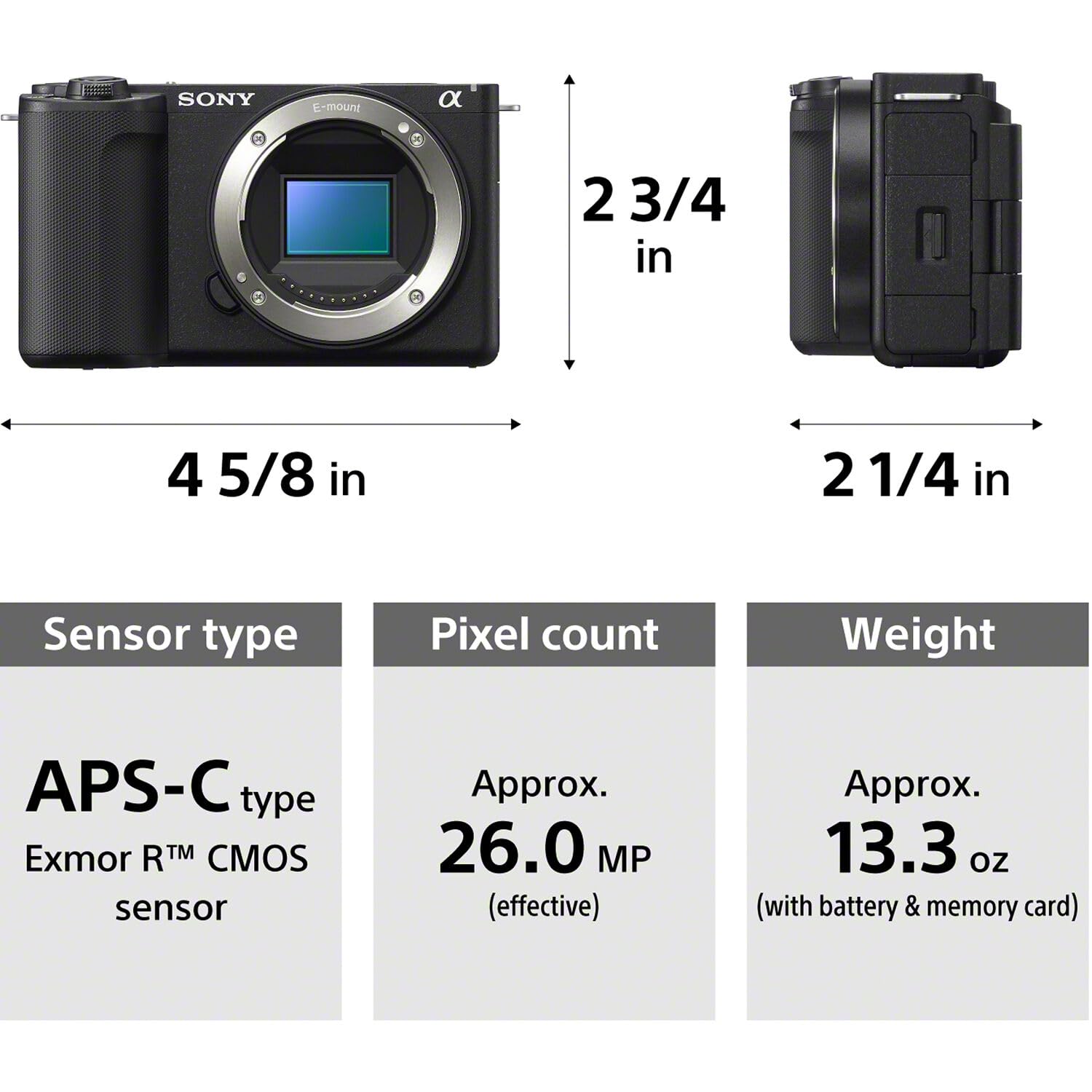 Amazon.co.jp: Sony ZV-E10 II ミラーレスカメラ 16-50mmレンズ付き