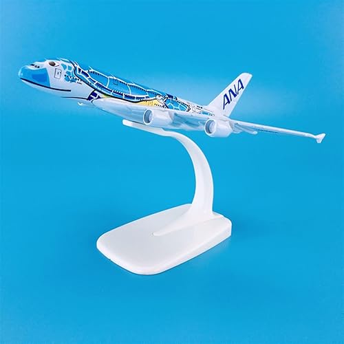 Miniatura 3 de Copia Avión Modelo 1500 5.5 in Producto Terminado Modelo de Avión Aeronaves Airbus A380 ANA JA381A para Blue Turtle Collection