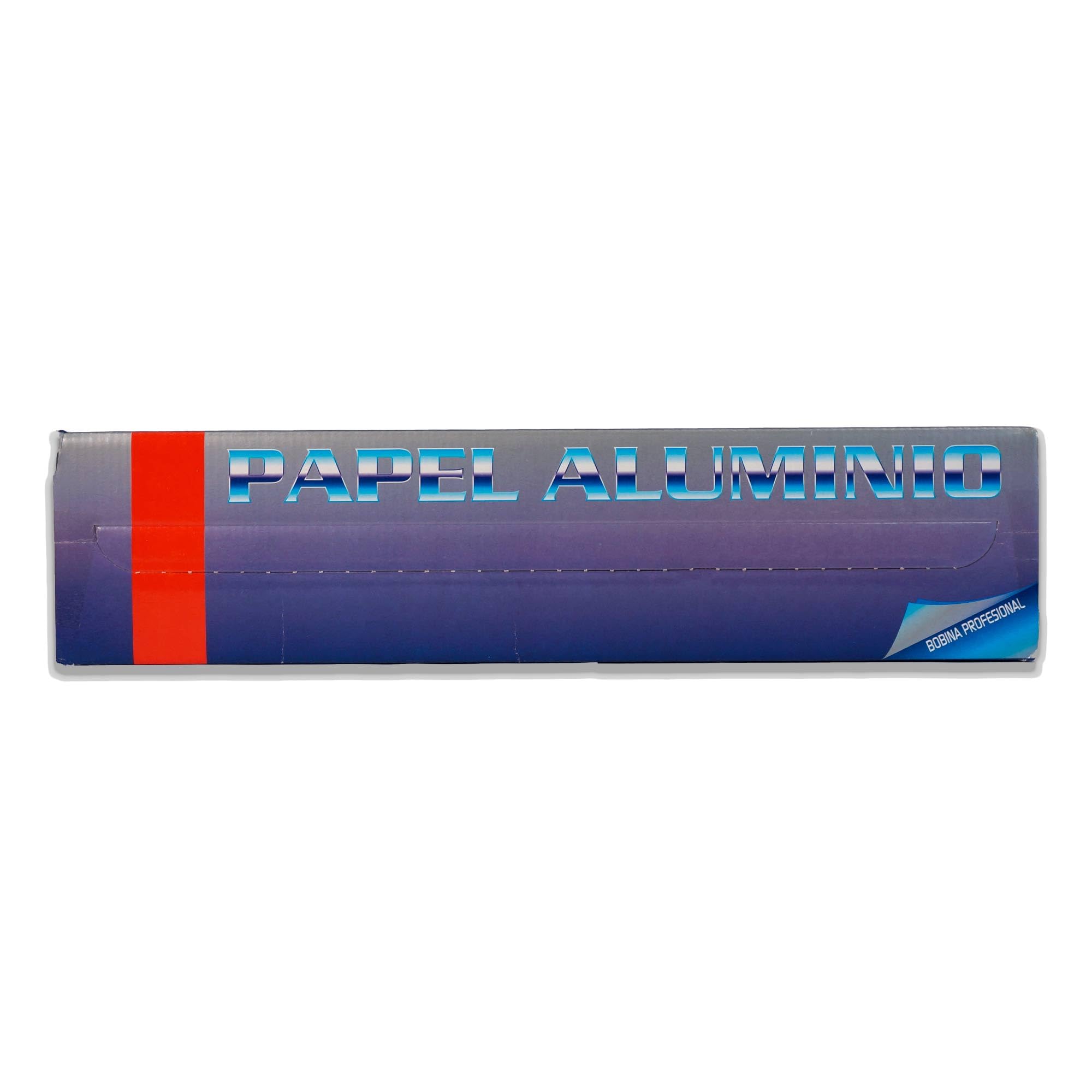 Papel de aluminio profesional | Ancho 40cm x Largo 190m | Espesor de 13 micras | Extralargo y ancho | Ultrafino | Ideal para industria alimentaria