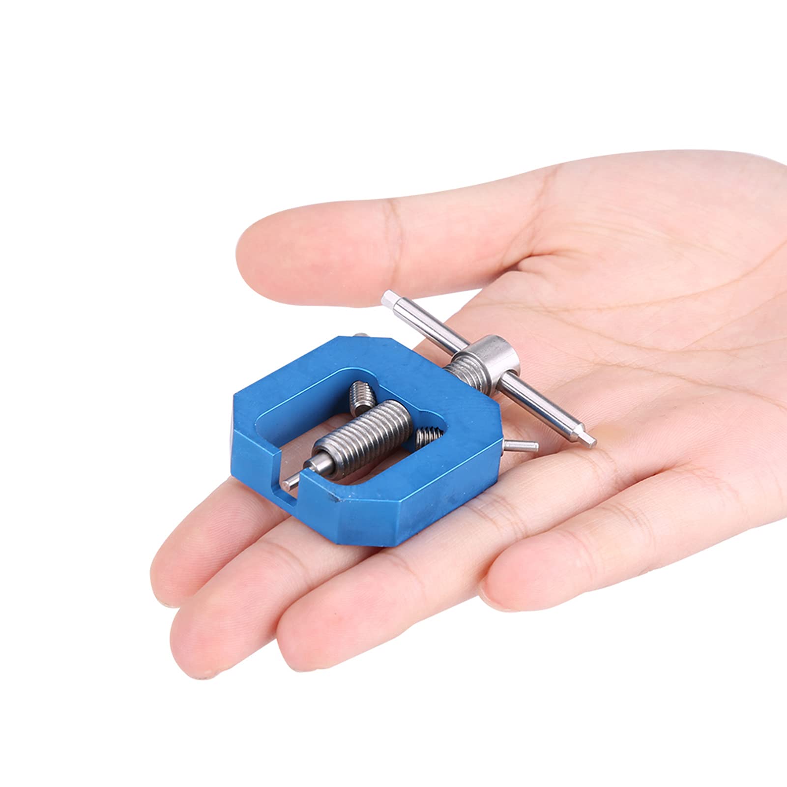 Estrattore Pignone Motore Per Auto RC | Utensile Professionale In Alluminio E Acciaio Inox | Compatibile HSP HPI AXIAL | Blu - 3