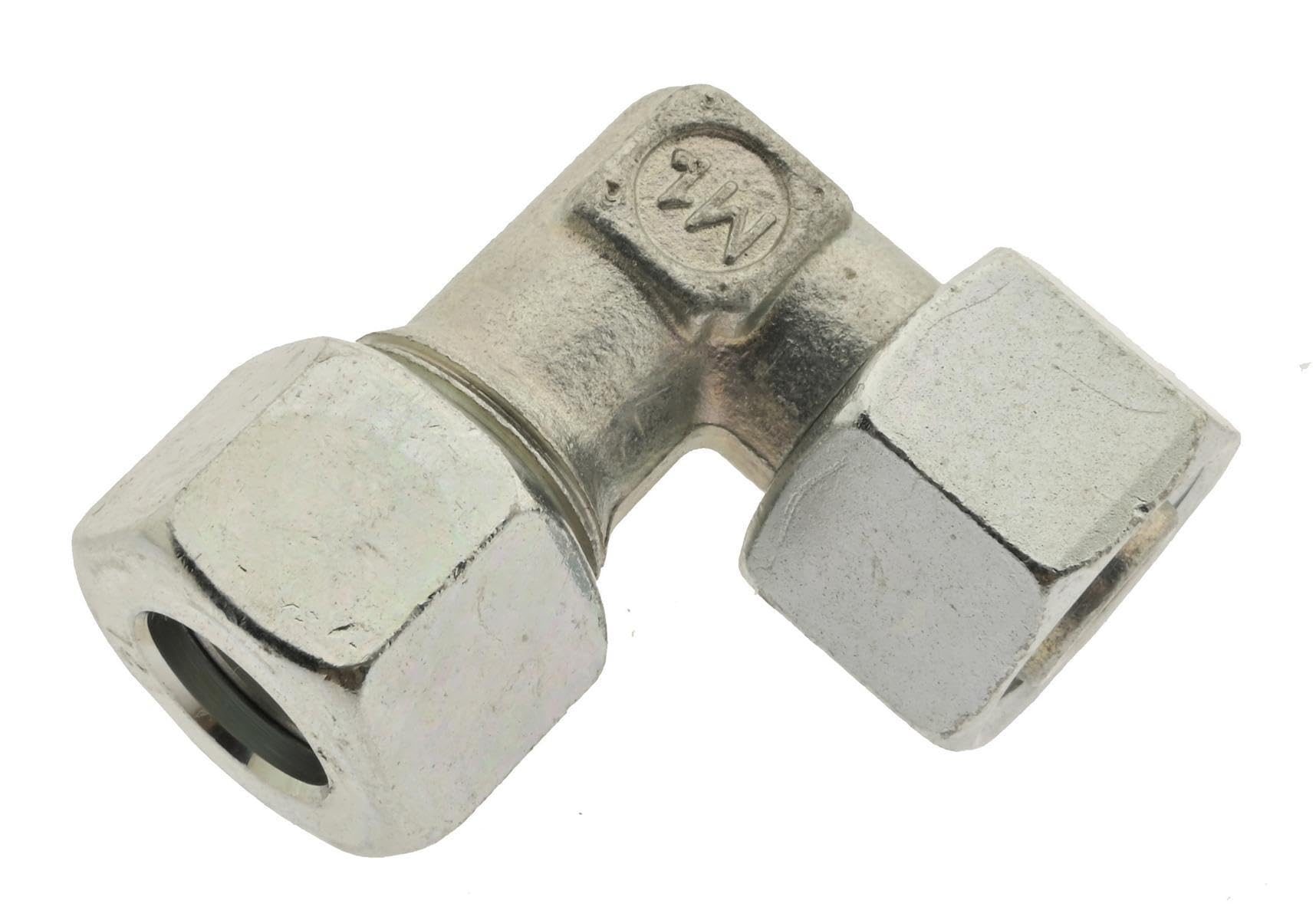Einstellbare Winkel - Klemmringverschraubung 18 L, Edelstahl (NC) Anschlussverschraubung leichte Baureihe