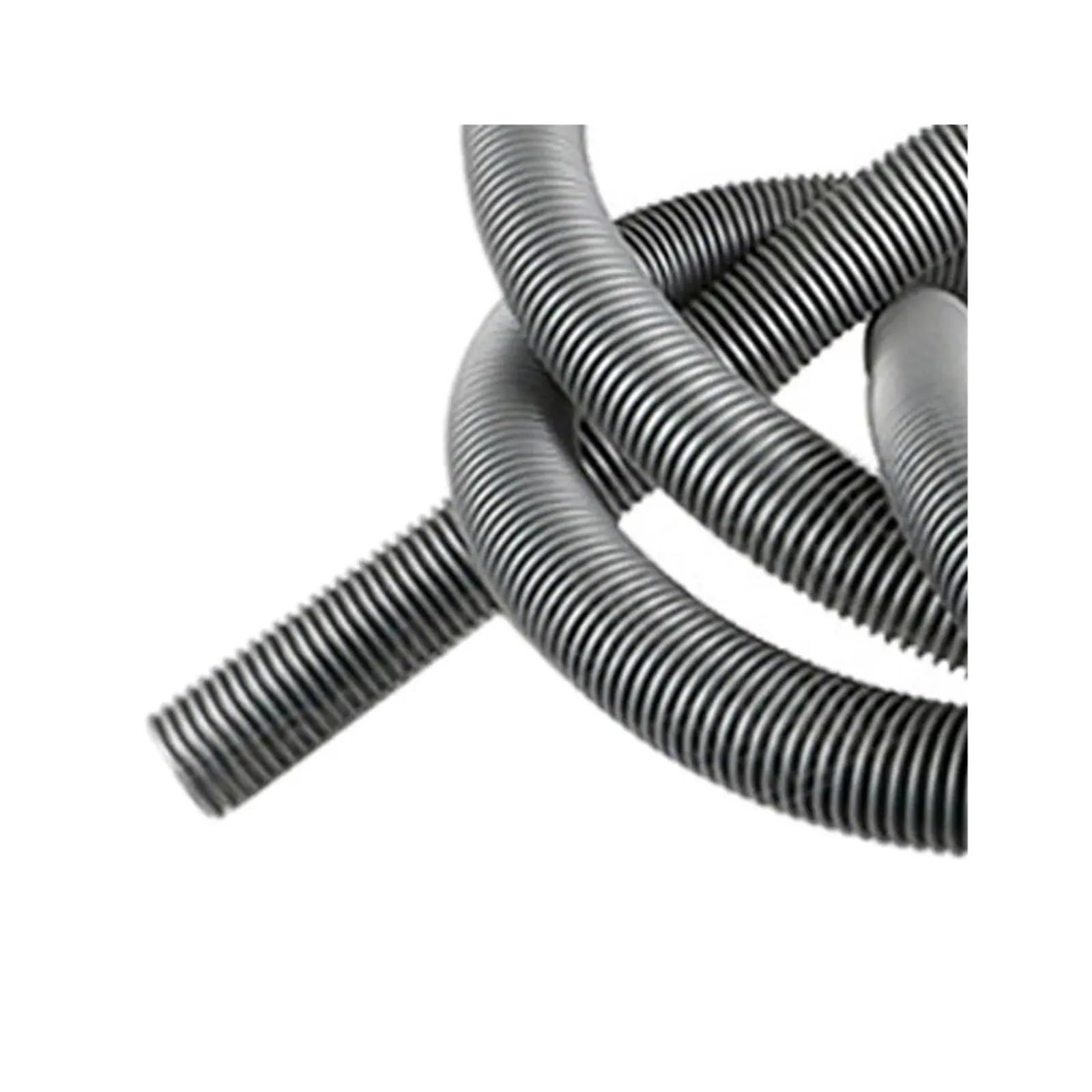 Tuyau d'aspirateur universel 3m/5m, diamètre intérieur 32mm, tuyau étendu fileté Flexible ondulé EVA(Grey-3m)