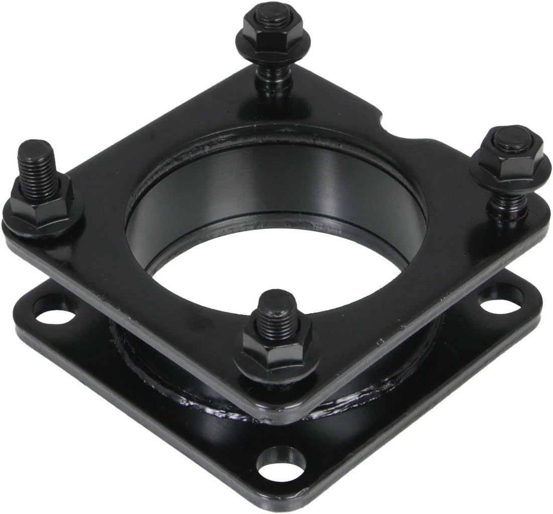 RockTrix Front Leveling Kit - 1.5 inch Lift - Compatible with 2001-2012 Ford Escape, 2000-2012 Mazda Tribute, 2004-2012 Mercury Mariner - Black Steel Spacer