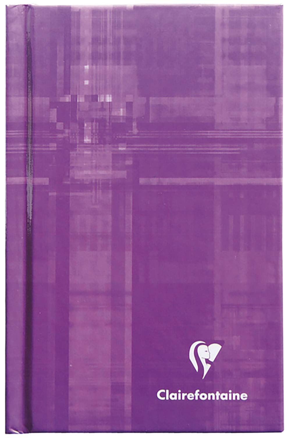 Clairefontaine - Ref 69582C - Quaderno rilegato in tessuto (64 fogli) - Dimensioni 7,5 x 12 cm, rigatura a quadretti, carta velina spazzolata 90 g/m², copertina in cartoncino rivestito con film -