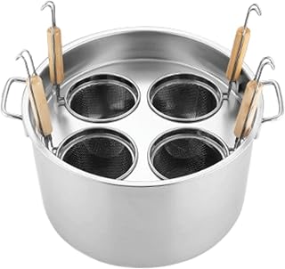 Gnocchi Machine, 4-Hole Stainless Steel Pasta Cooker, 4-Insert Basket Pot, for Kitchen Utensils for Restaurants and Home Kitchens