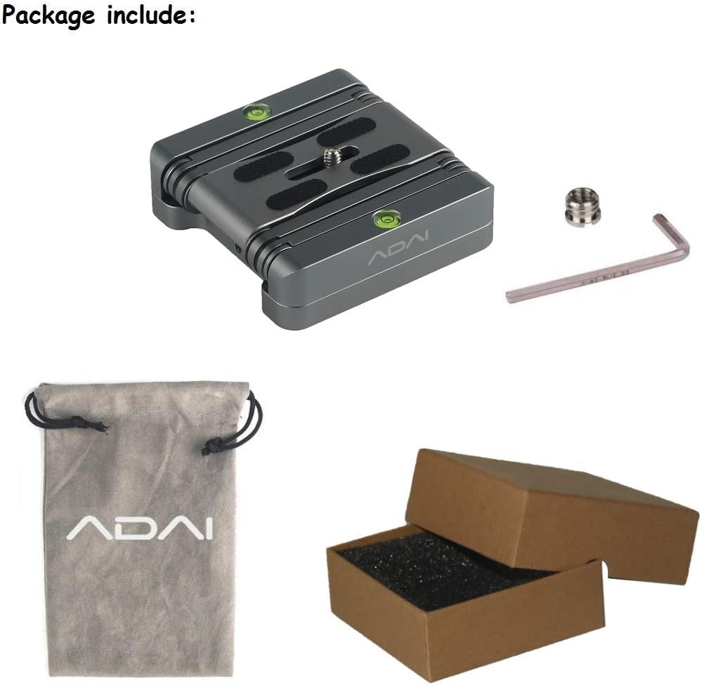 Best Promo 360°Rotating Folding Z Flex Tilt Head Tripod Head Aluminum Alloy Camera Z Flex Tilt Head with Quick Release Plate Stand Holder Compatible with DSLR Camera Canon Nikon Sony Pentax