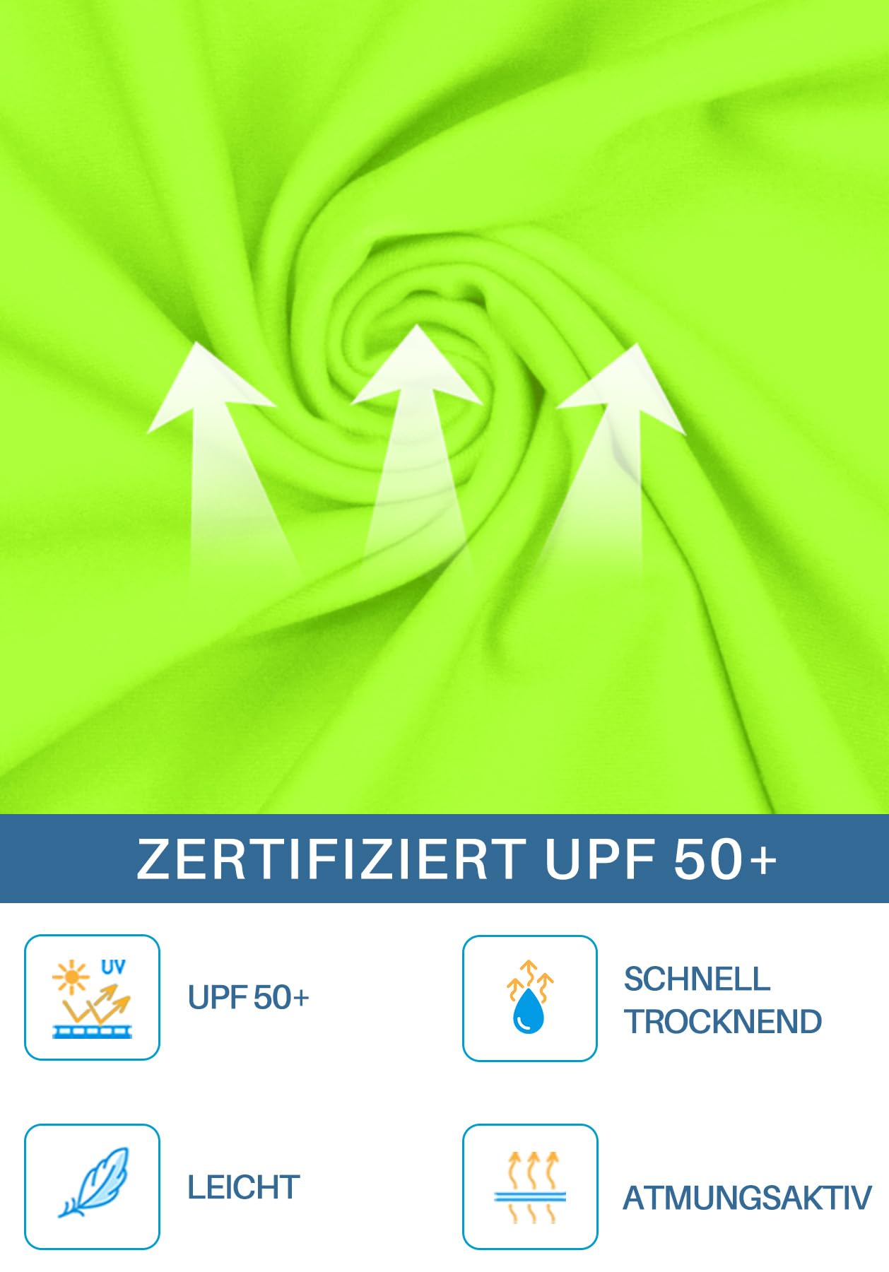 BesserBay Costume da bagno da ragazzo a maniche corte, con protezione UV UPF 50+ 110-160