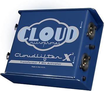 Cloud Microphone - Cloudlifter CL-X2 Transformers Microphone Activator - Ultra Clean Microphone Preamp Gain - Made in USA