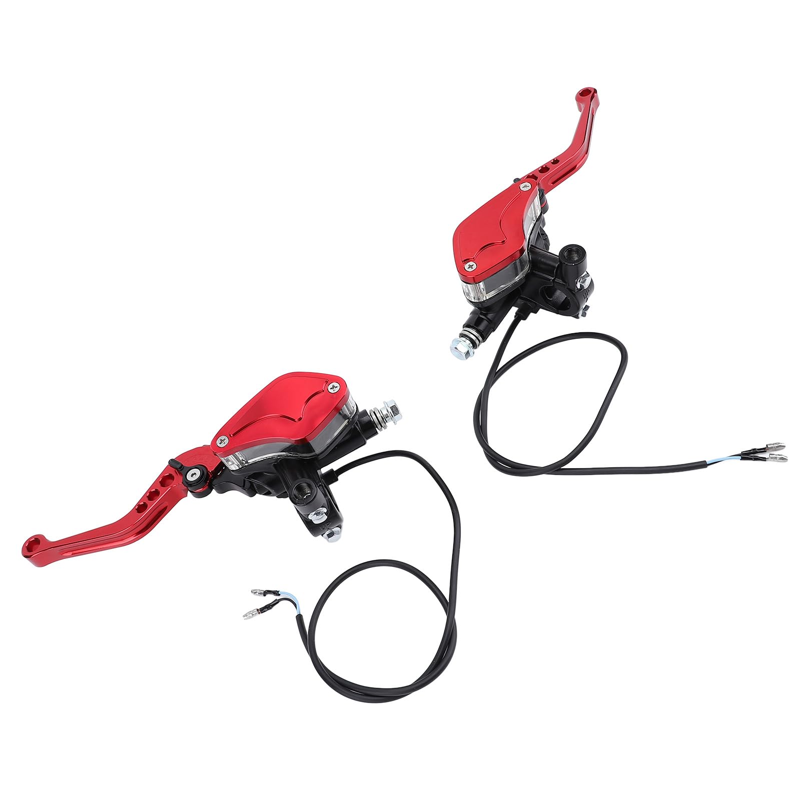 Kit per leva della frizione e cilindro maestro del freno per moto, set di leve universali da 22 mm per manubrio con tubo dell'olio e pompa, ricambio per il freno-frizione d