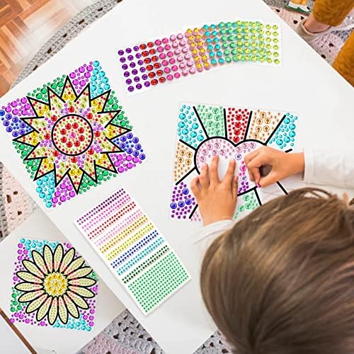 HAPMARS 4 pcs Window Art Suncatcher Kits for Kids Ages 68 Fun Arts