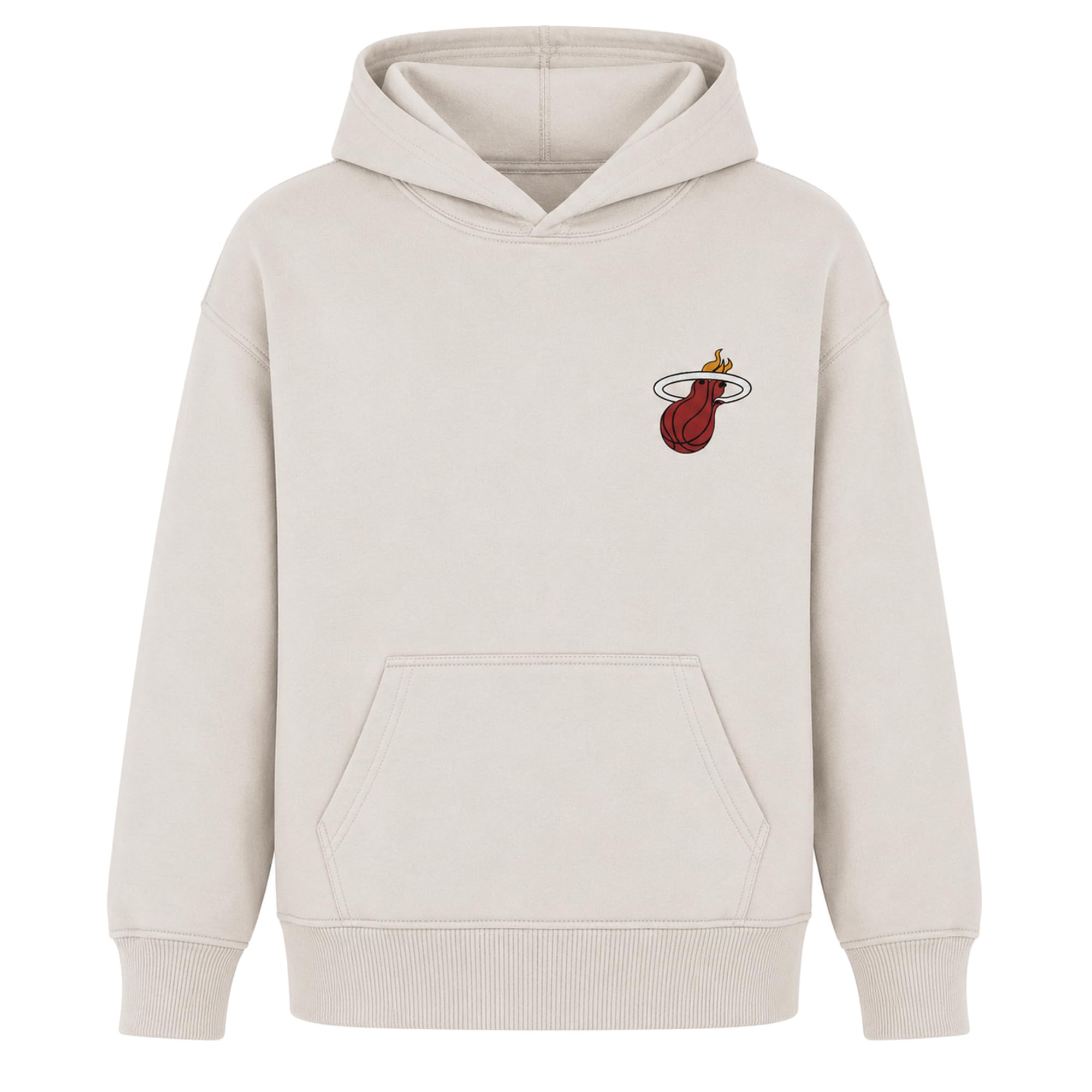 Outerstuff Miami Heat NBA Men's Hoodie S Off White