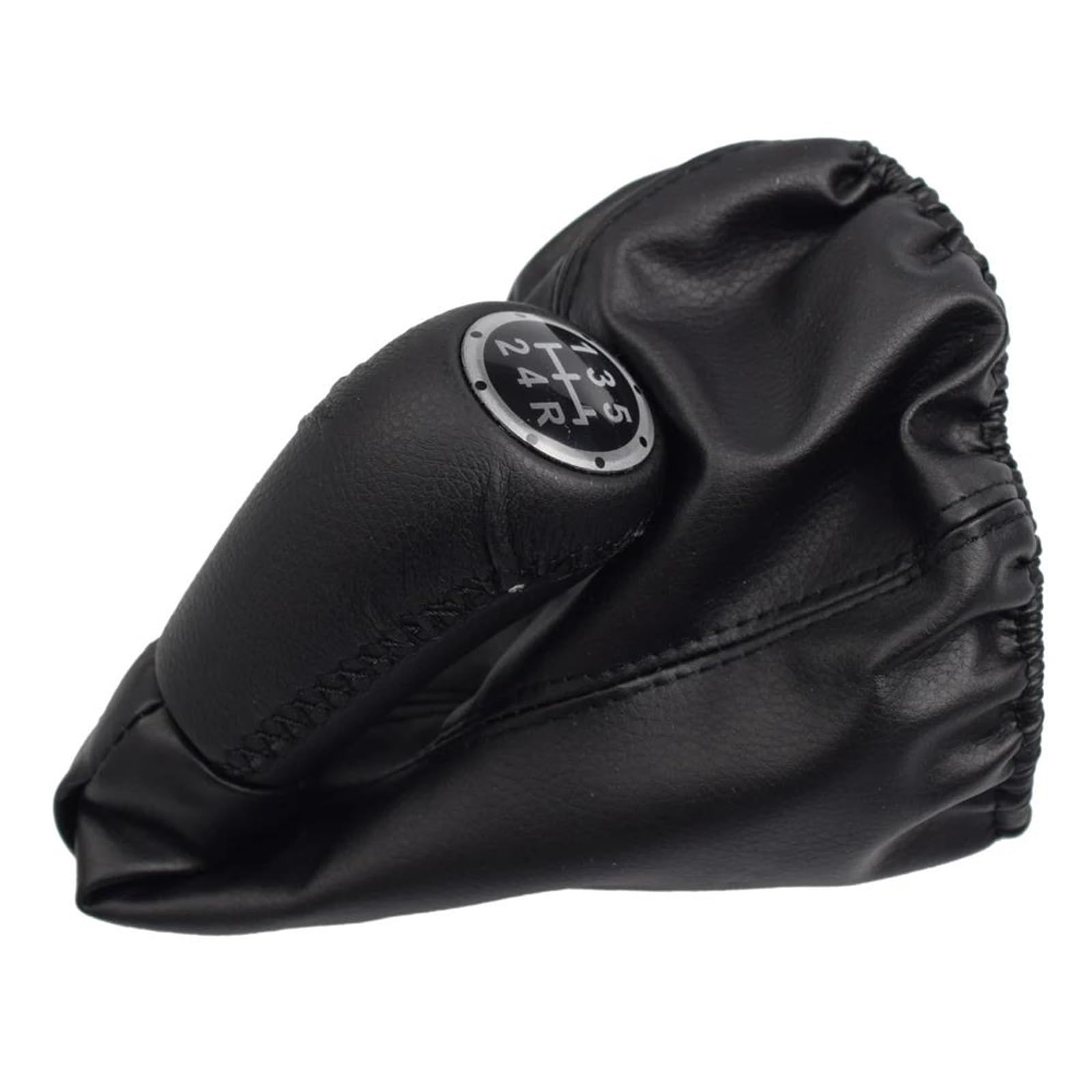 FSOZDBBPL Automotive Parts 5 Speed Gear Shift Knob Lever Shifter Gaitor Boot PU Leather for Fiat 188 Punto