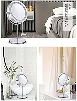 Vista 8 de Bathroom Vanity Mirrors Mirrors with Lights 10x Magnifying Lighted Makeup Mirror Double Sided Round Magnifying Mirror Standing