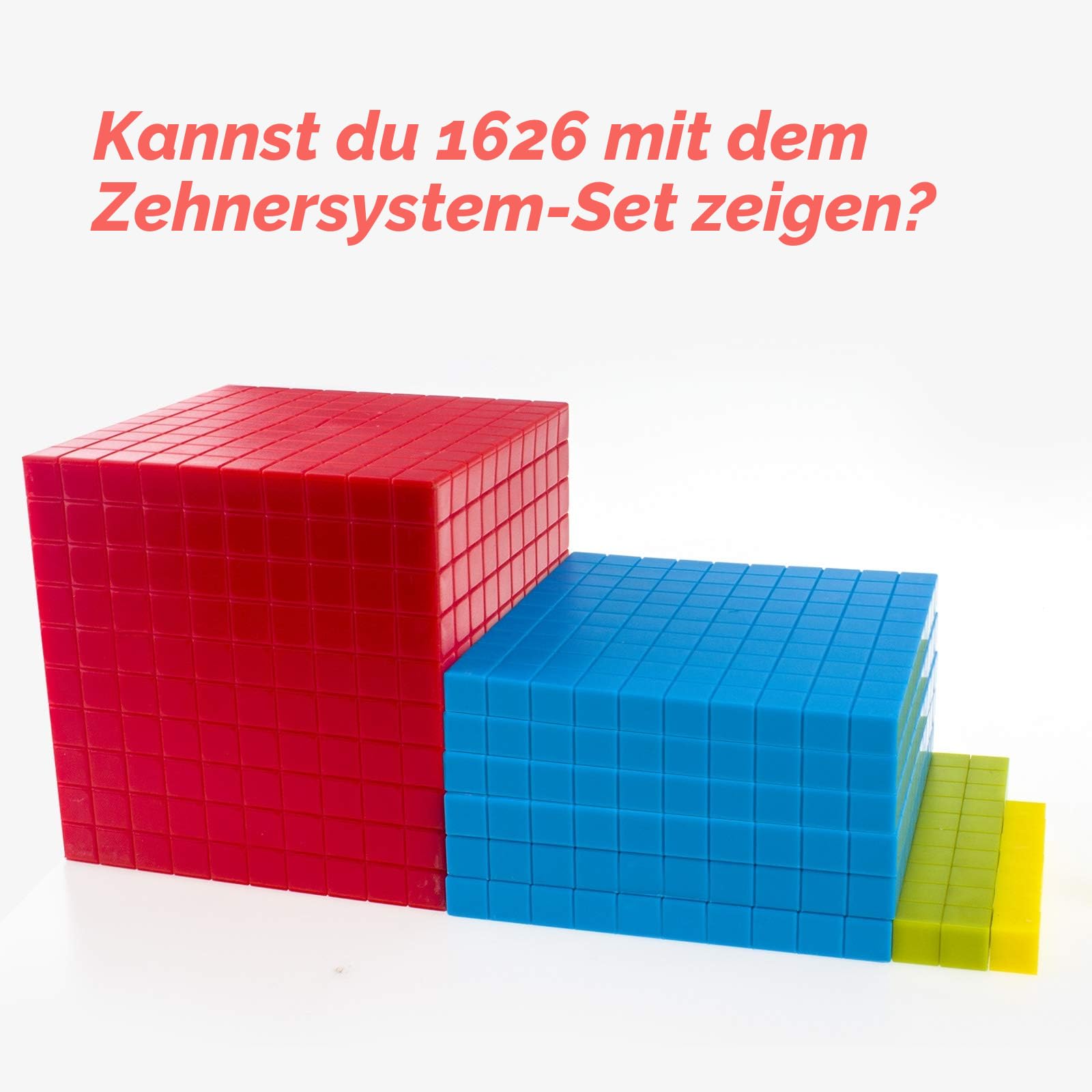 BRABURG Basis Zehn Blöcke Set, 121 teiliges Base 10 Set Lernmathematik Manipulativ Lehren Sie Kinder Volumen, Stellenwert und Zahlenkonzepte für frühes Zählen von Mathematik in der Schule zu Hause