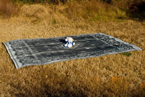 Camco 42853 Oriental Awning Leisure Mat-Charcoal 9' X 12' #TOP5