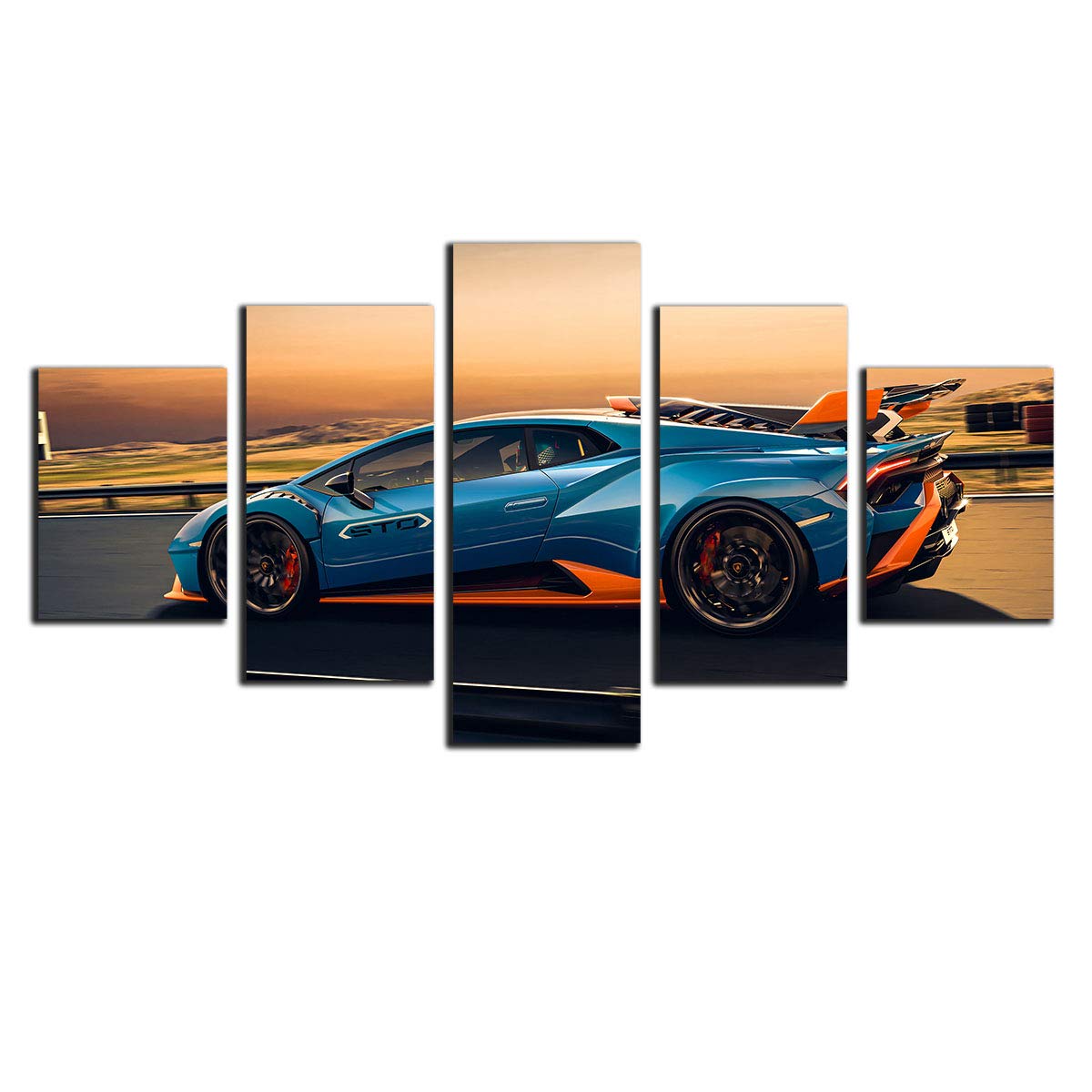 Affiche Lamborghini Huracan STO pour décoration murale de salon ou concession automobile