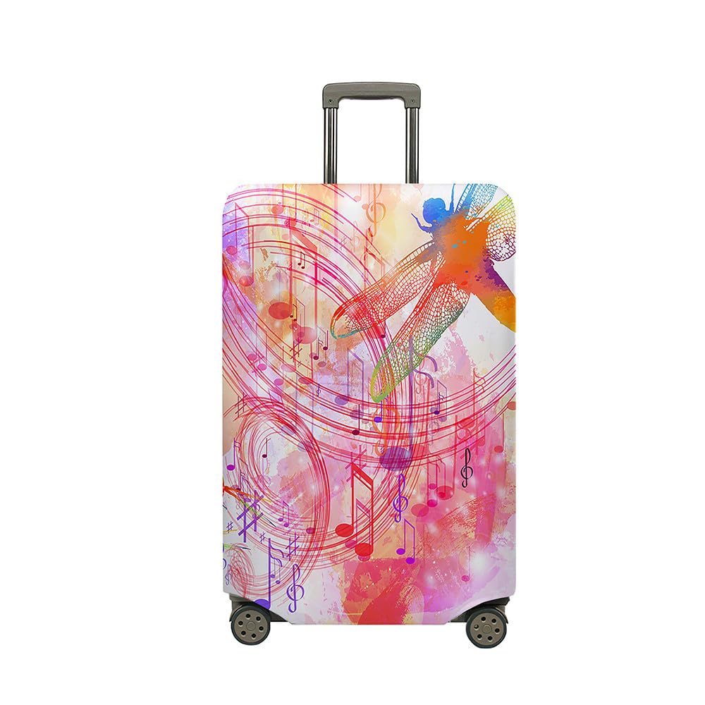 Housse De Valise Elastique Housse De Protection Pour Bagages, Hixingo Housse De Bagage Avec Zippé Réutilisable Anti-Rayures Voyage Trolley Case Cover Protector (Lion De Mer A,S (18-20 Pouces