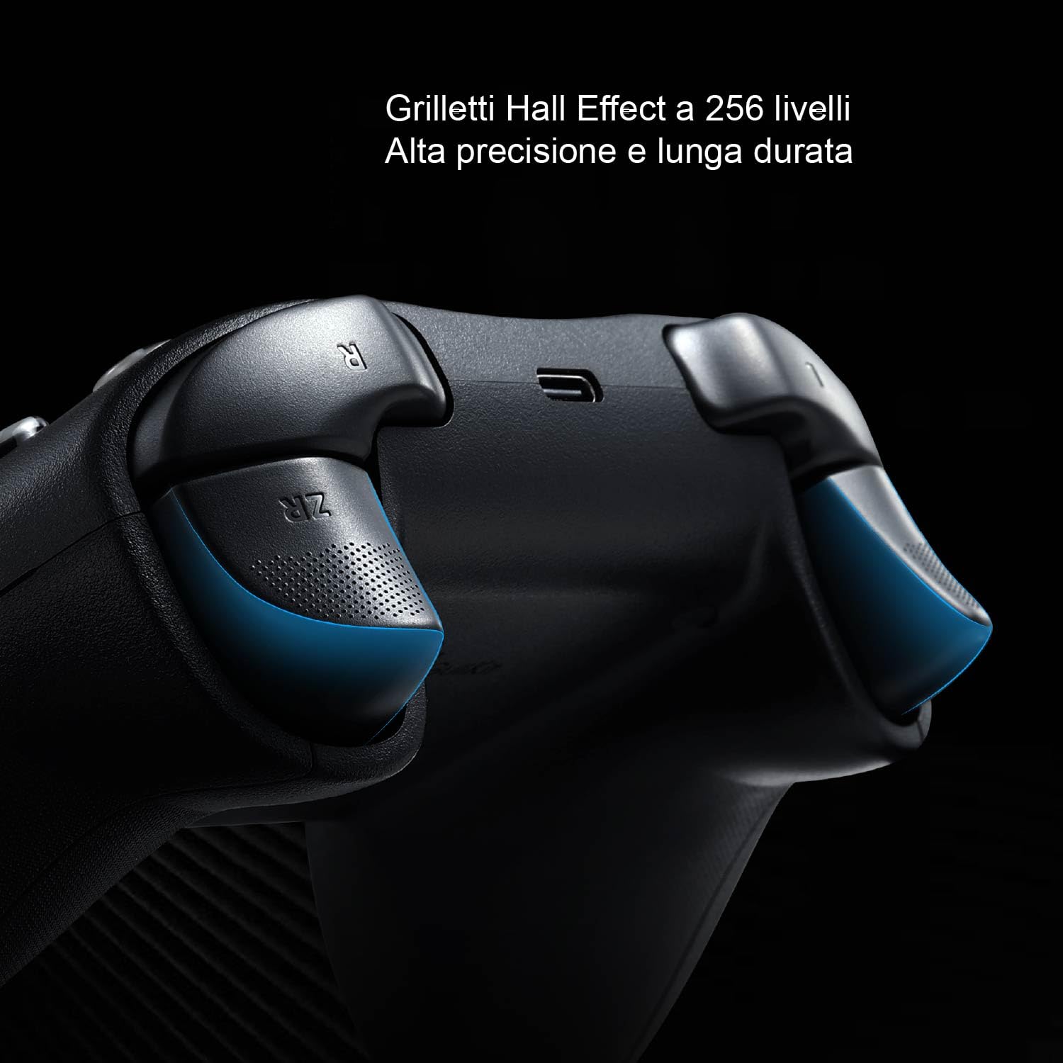 GuliKit ES Pro Controller Per PC/Switch 2, Con TMR Joysticks, 950mAh Batteria, 3 Modalità-Bluetooth,Cavo e Hyperlink Per PC/Switch &Switch 2 /iOS/macOS,Nero