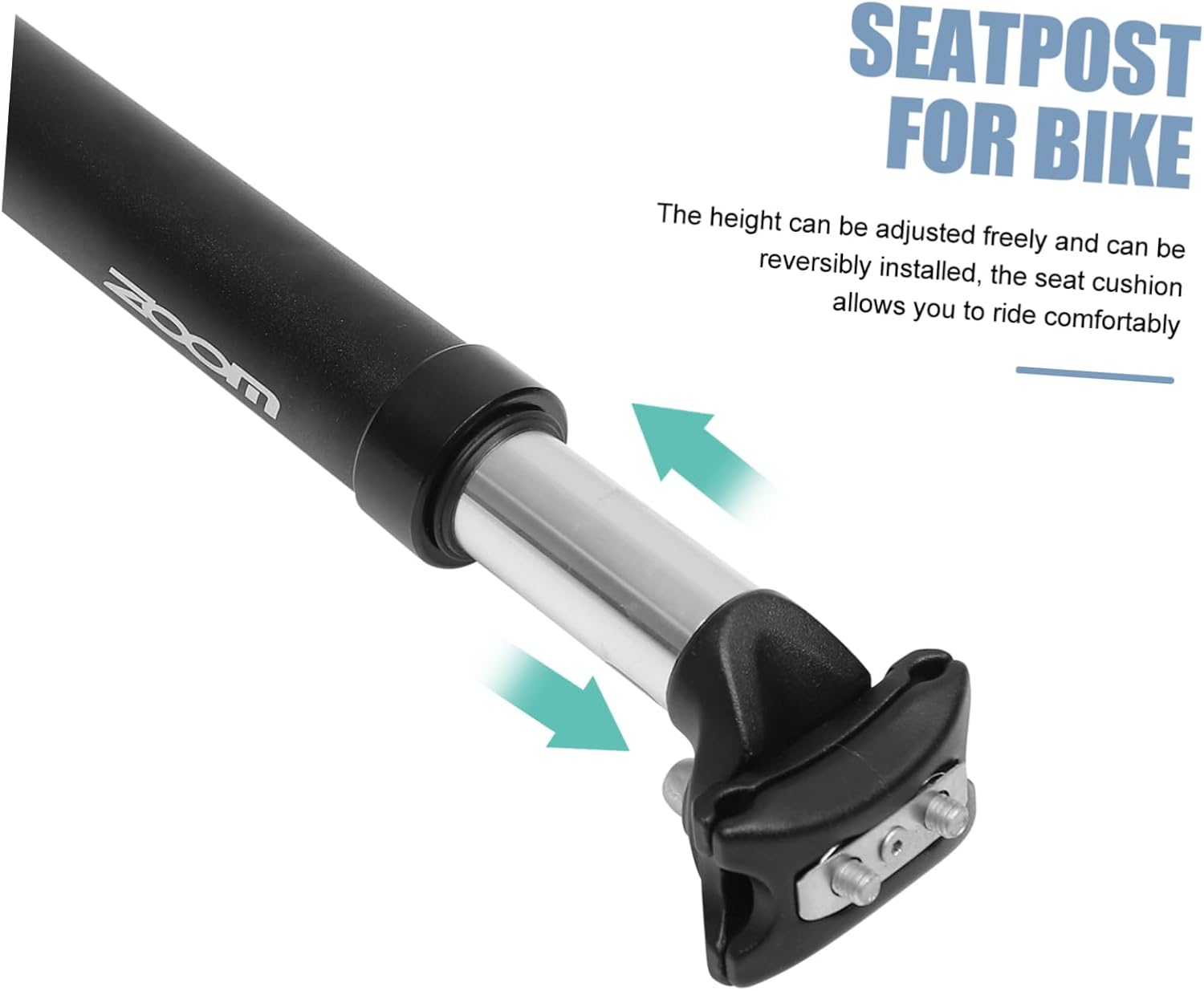 VICASKY Aluminium Alloy Bike Seatpost Shock Absorption Seat Post for Mountain Road Bikes Fit Easy Install and Reversible Design