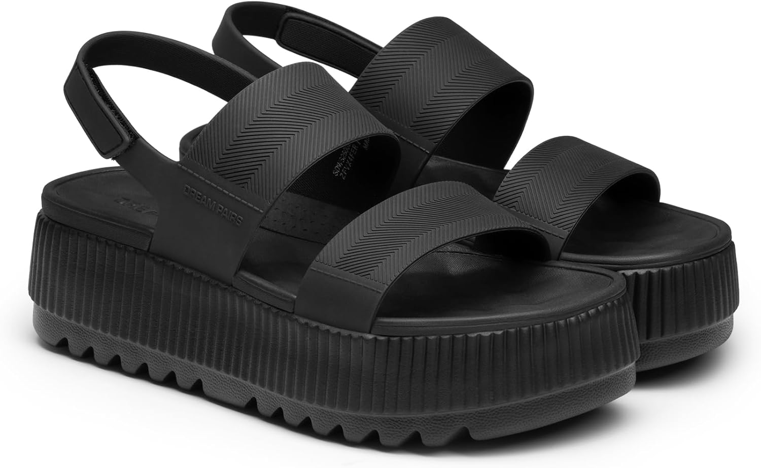 DREAM PAIRS Women's Platform Water Sandals Adjustable Lightweight Waterproof Summer Beach Wedge Chunky Sandals - Image 7