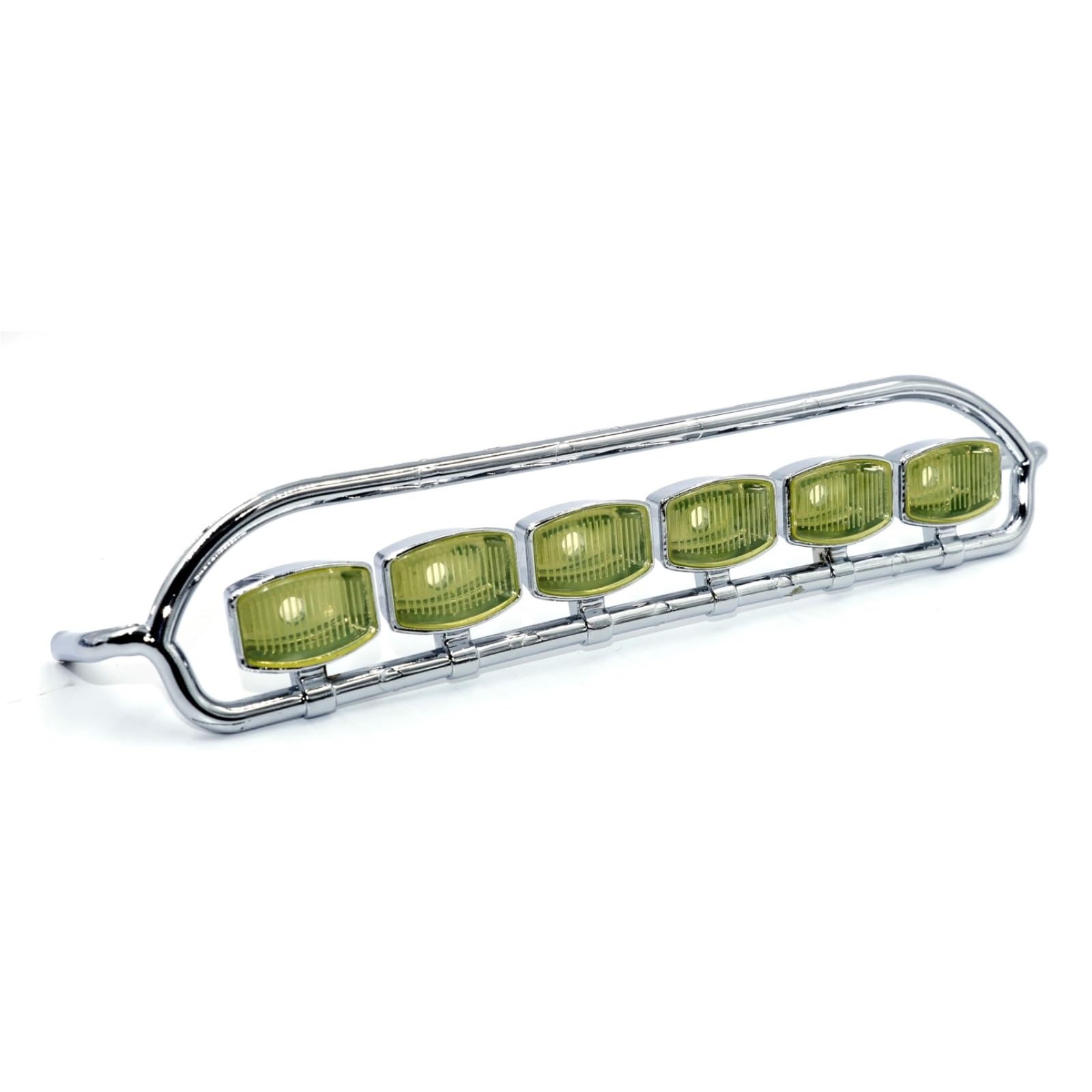 6 Paralumi Quadrati Per Tamiya Per SCANIA 770S Per MAN 1/14 Parti Accessori | Paralumi elettrolitici leggeri Tetti 1/14 aggiungono elegante dettaglio in scala finitura metallica.(YELLOW)