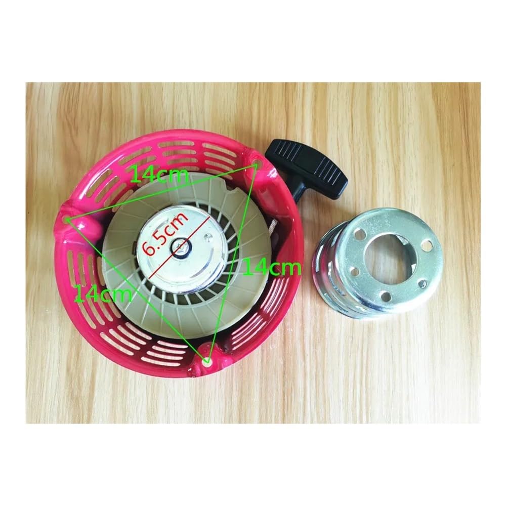 Taza de Arranque de Retroceso G200, Compatible con G150 G300 GV150 GV200 4~6.5HP, Conjunto de Cuerda con Mango de Arranque por Cuerda de rebobinado de trinquete de Acero