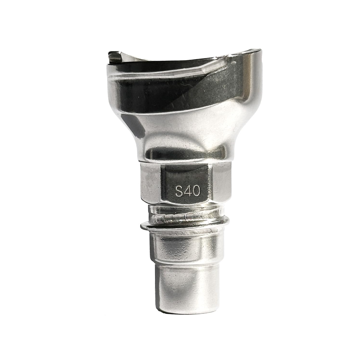 Ultra Durable Spray Gun Adapter #S40, Silver,26135 PPS 2.0 Paint Spray Systemrapezoidal Thread, ONLY Compatible with a Small Number of Specific SATA and SATAjet Models.(NOT for SataMinijet4)