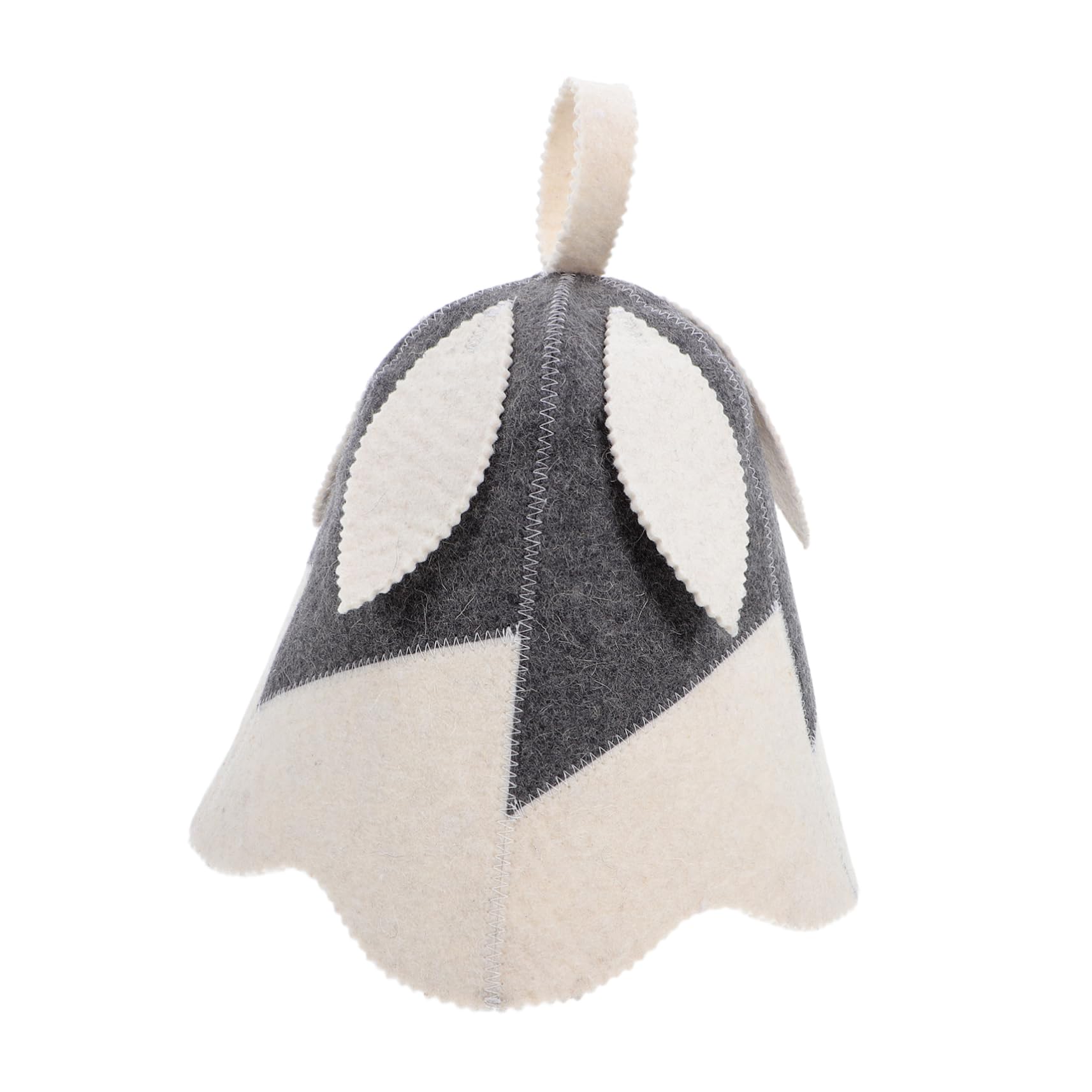 WOFASHPURET Russian Banya Wool Felt Sauna Hat Absorbent Steam Cap for Spa Home Sauna Lightweight Travel Friendly Unique Leaf Design High Temperature Shield Easy to Clean