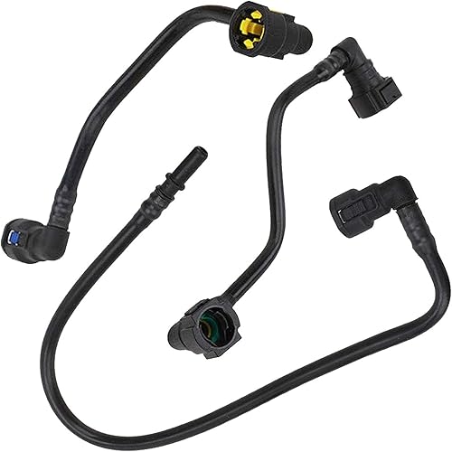 Miniatura 1 de Kit de 3 piezas de repuesto de manguera de filtro de combustible para W163 ML320 ML430 ML55 AMG Reemplazar 1634702864 1634702964 1634703764