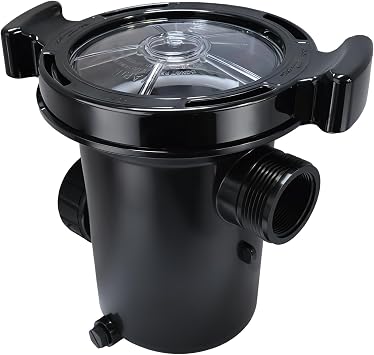 310-6500 Pool Pump Strainer Housing with Lid & Basket Compatible with Waterway Hi-Flo/Hi-Flo II Pumps 310-6500 Pump Housing Designed for Swimming Pool and Spa Pumps