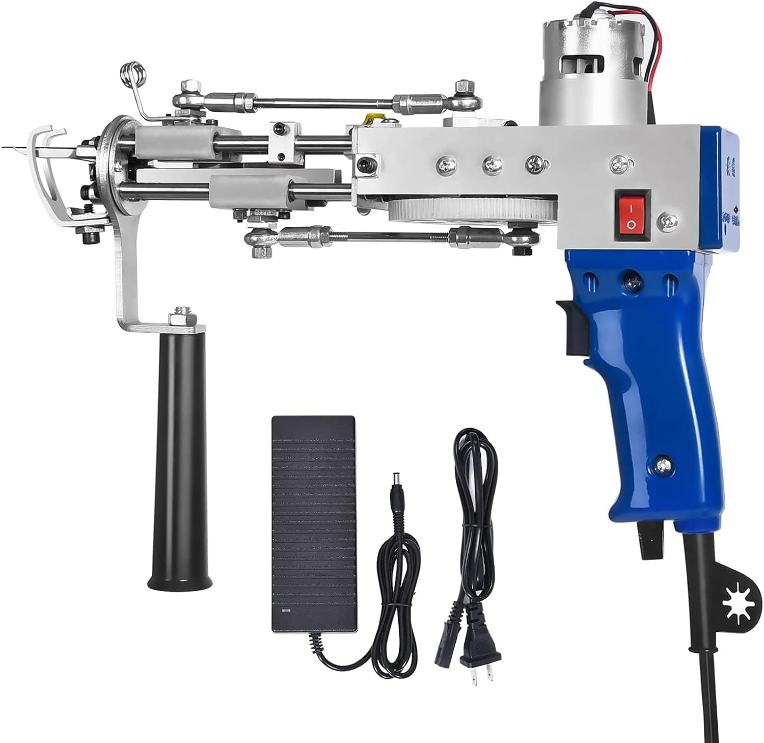 Tufting Gun Kit Cut Pile Loop Pile 2 in 1 Dual-use Tufting Gun Rug Gun Rug Tufting Gun High Speed Carpet Tufting Gun, Home DIY Tools for High-Speed Weaving of Carpets