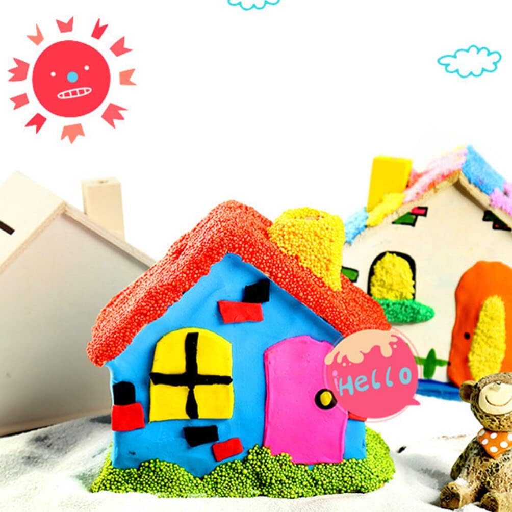 Angoily 10pcs Wooden Piggy Bank, Unfinished Savings Bank House Money Box for Boys Girls Adults to Saving Money, Tip Jar Cash and Change Container, 55MX09C18Z25Z1IPSGR