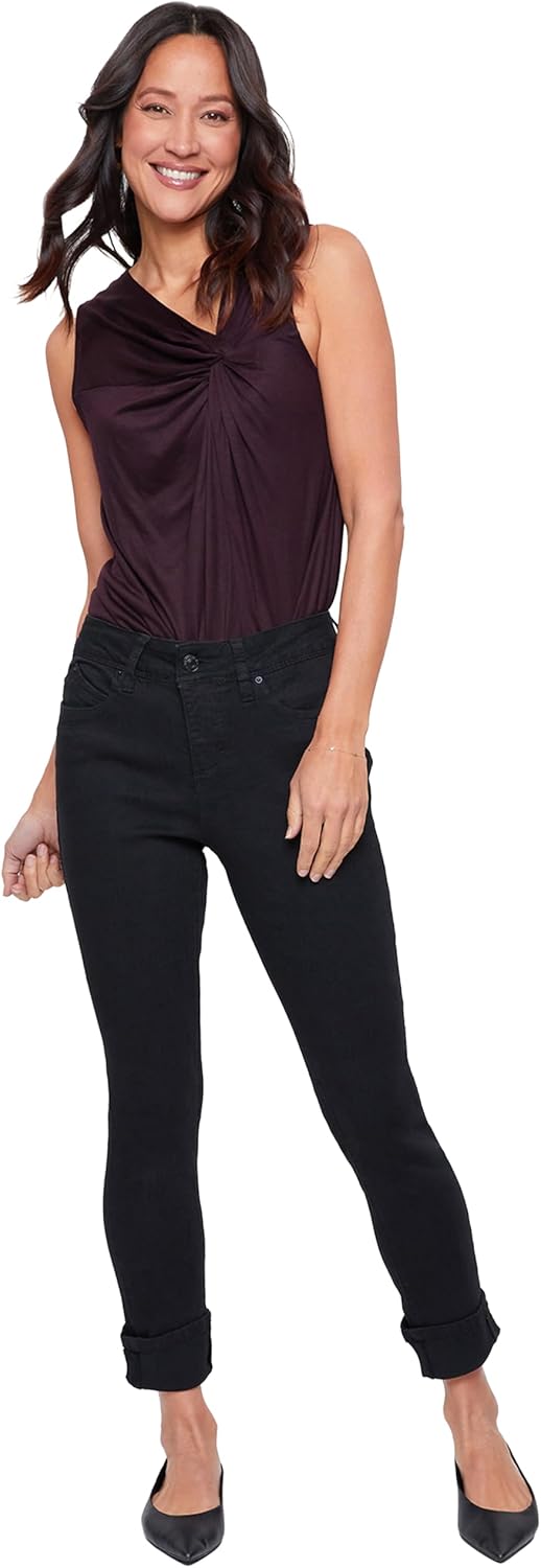 Royalty for Me Womens Royalty for Me Women's Sustainable Wannabettabutt Mega Cuff Ankle Jeans - Image 3