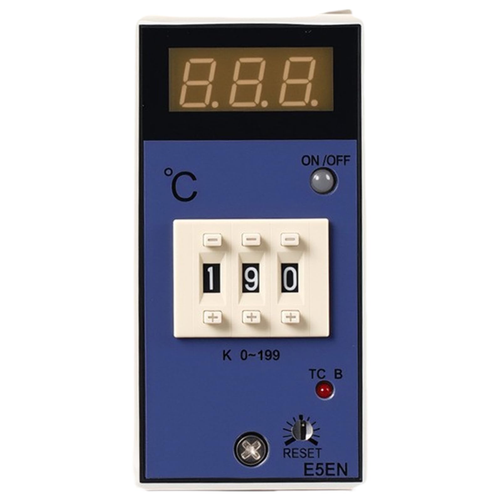 Kalttoy E5en 199 Degrees Programmable Thermostat Controller Relays Output Digital Temperature Regulator For Heavy Duty Manufacturing Equipment Industrial Temperature Control