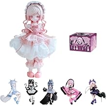 niannyyhouse BJD Blind Box Figurines, 1/8 Ball Jointed Doll with Clothes, The Awakening of All Things Series, Dress-up Action Figure Collectable 6PCs