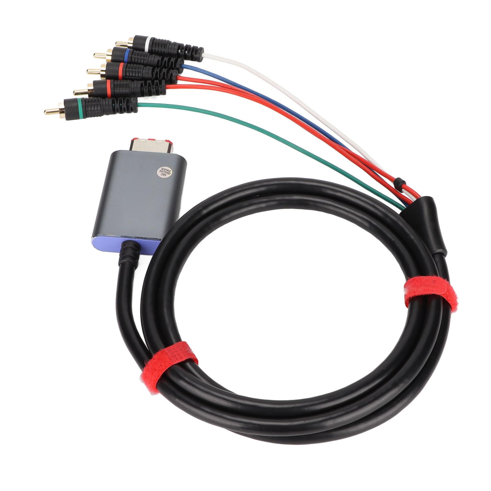 Matybobe Cable de Componente Duradero YPbPr para Plug and Play Salida AV 1,8 M Compatible con Consolas NTSC y PAL