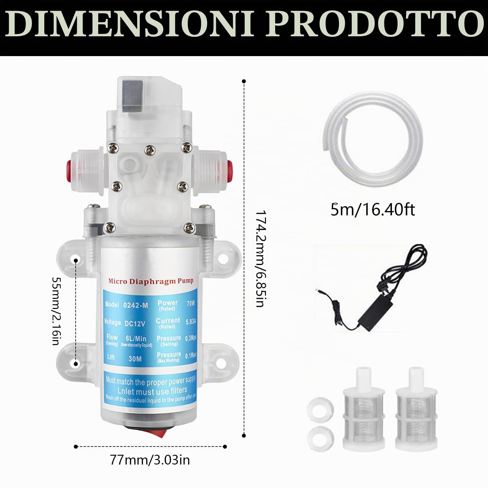 Pompa Travaso Liquidi, Pompa Travaso Vino Elettrica, Dispositivo di Aspirazione Del Vino Portatile Pompa, Pompa per Birra Fatta Pompa Travaso Liquidi Alimentari Velocità Regolabile