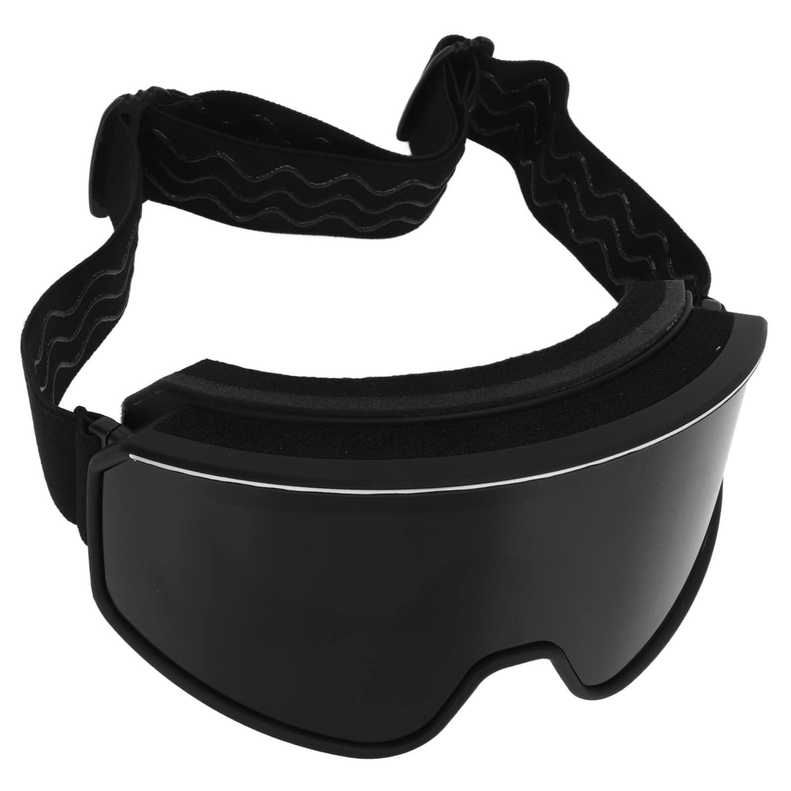 POENVFPO Occhiali da sci, lenti in PC a doppio strato con protezione anti-appannamento occhiali da neve con design OTG per uomo donna bambini adulti sci snowboard