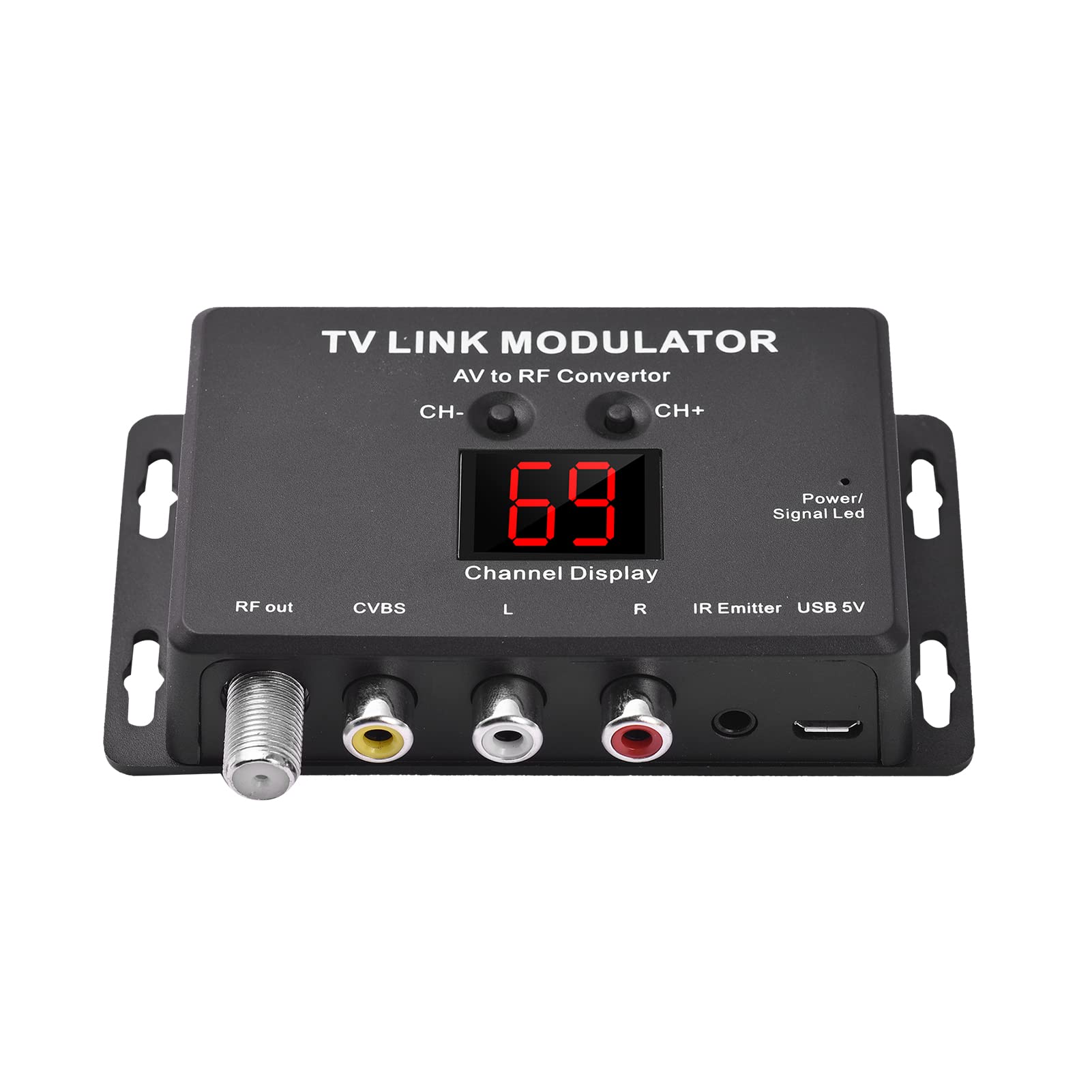 JIANGMEITM80 TV LINK Modulator AV to RF Converter