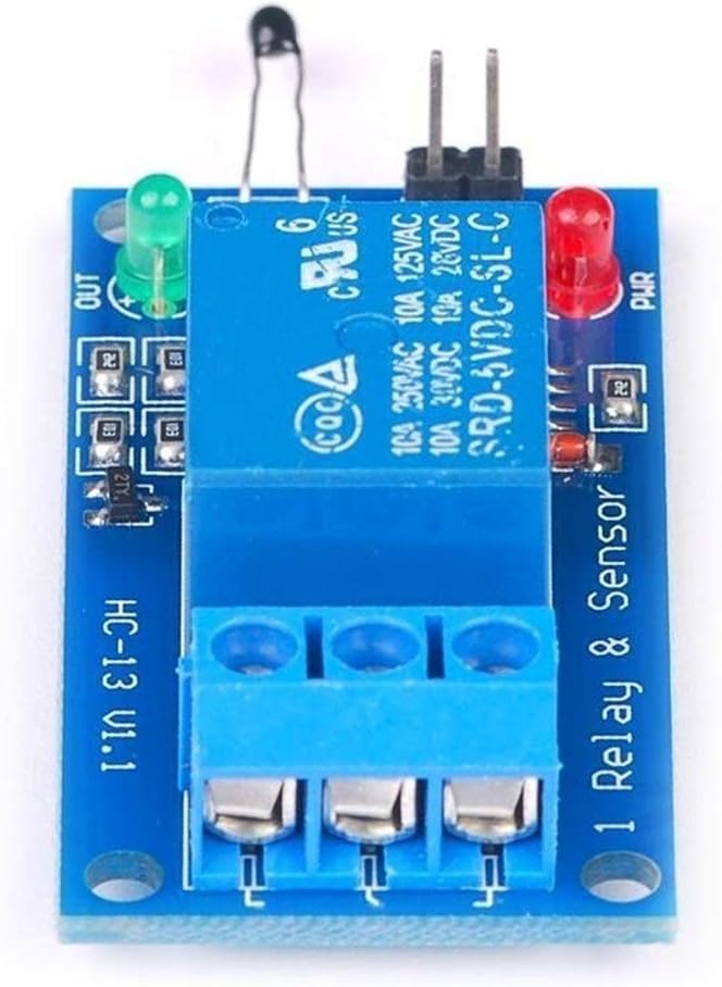 Rtyrytiiu Module Thermistor Sensor Module Relay Sensor Module 2 In 1 5v Relay module