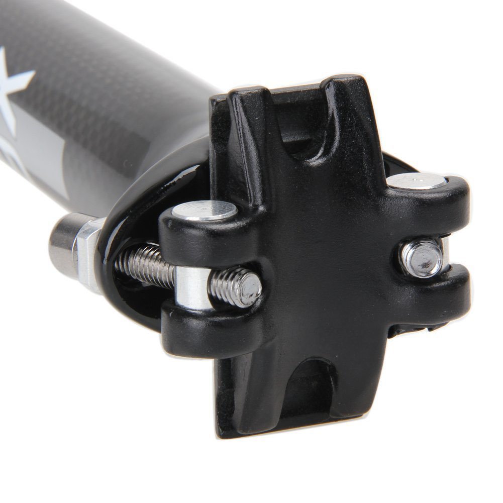 Tige De Selle Vélo Carbone Ultra Légère - Design, 350mm, Fibre De Carbone, Neuve
