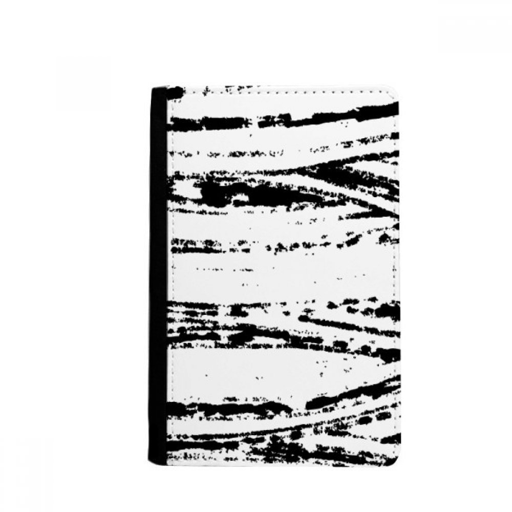 DIYthinker Brushwork Irregular Texture Passport Holder Notecase Burse Wallet Cover Card Purse