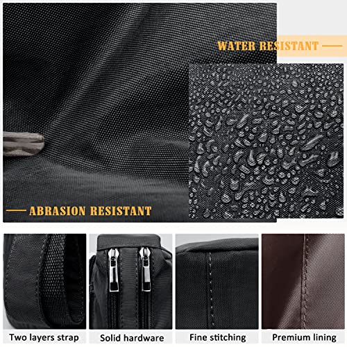 Image of VOLGANIK ROCK RFID Purses for Women Fabric Nylon Multi Pocket Crossbody Bag Ladies Travel Handbag