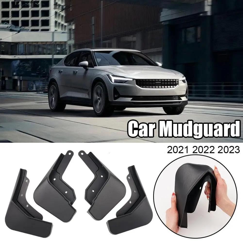 Front Rear Mud Flap Splash Guard Fender Plastic For Polestar - View #4