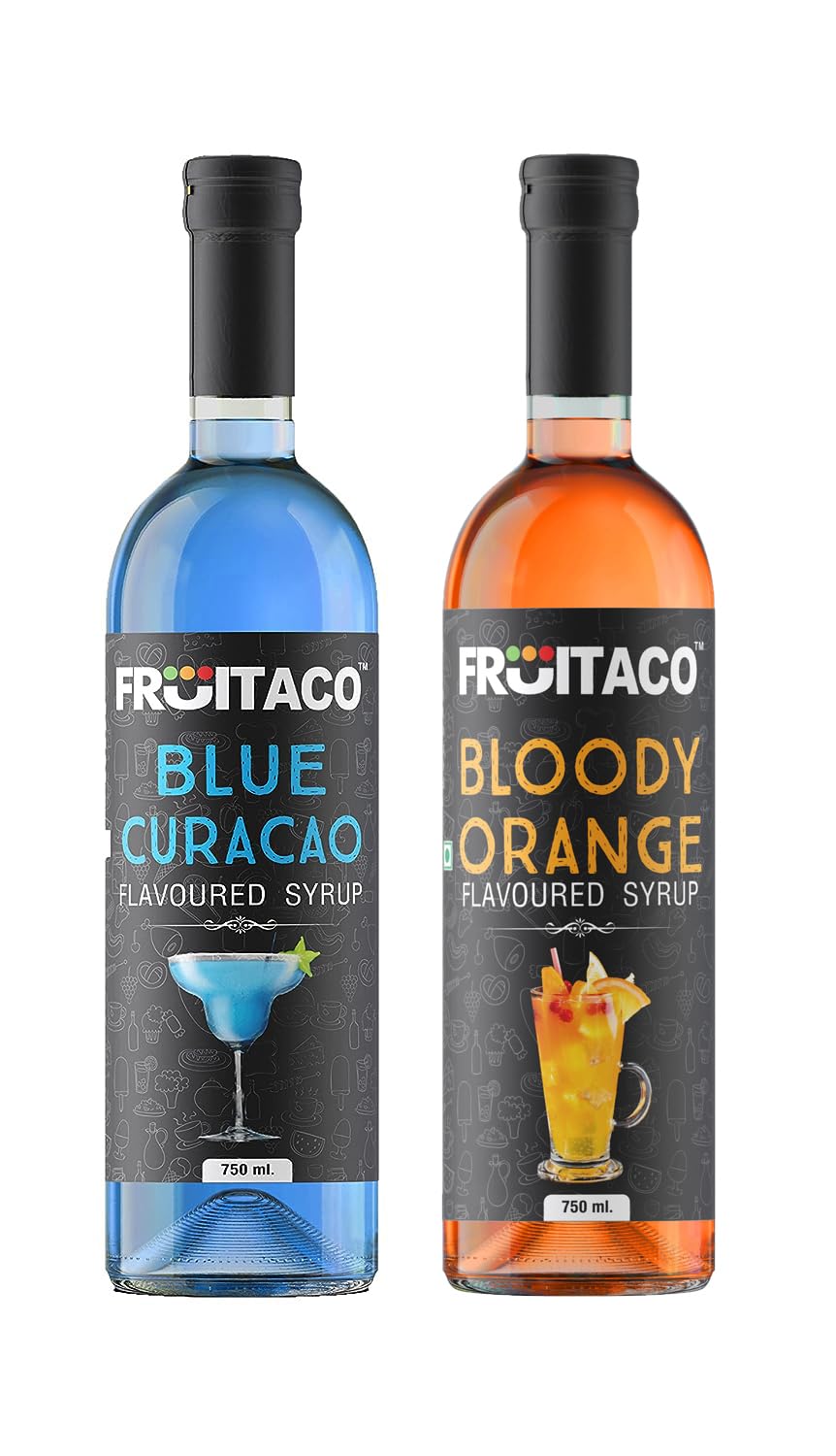 Fruitaco Blue Curacao Bloody Orange Combo Mocktail, 750Ml each, Liquid (B0CMXQ4TQY) Amazon Price History, Amazon Price Tracker