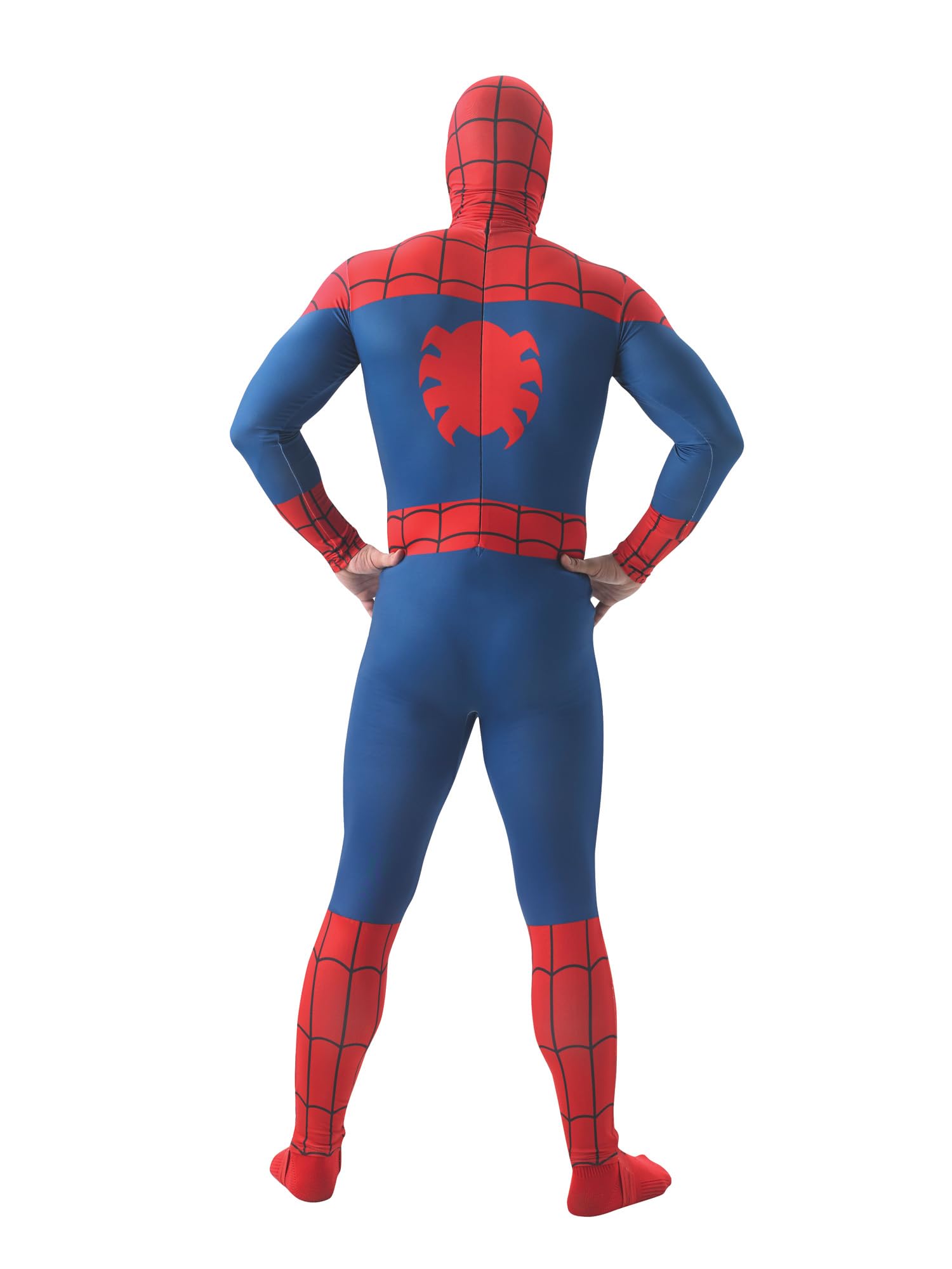 Rubies Disfraz Spiderman Deluxe para adultos, Jumpsuit impreso y máscara, Licencia Oficial Marvel para fiestas, cosplay, despedidas de soltero y Carnaval